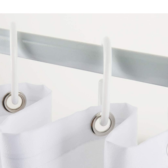 Snowman snowflake Shower Curtain with Hooks - Picture 4 of 7